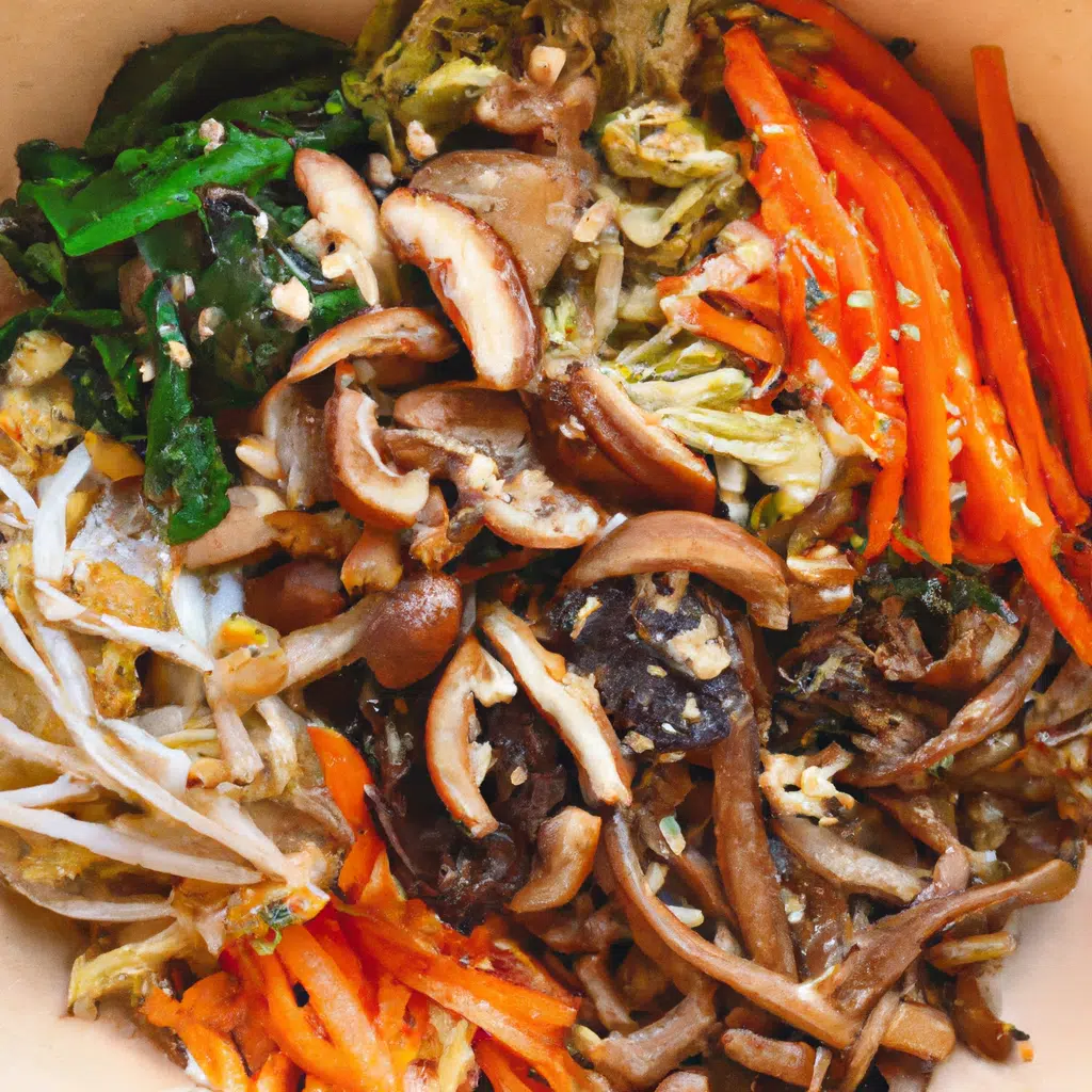 Bibimbap and Blue Cheese: Elevate Your Traditional Rice Bowl with a Tangy Twist
